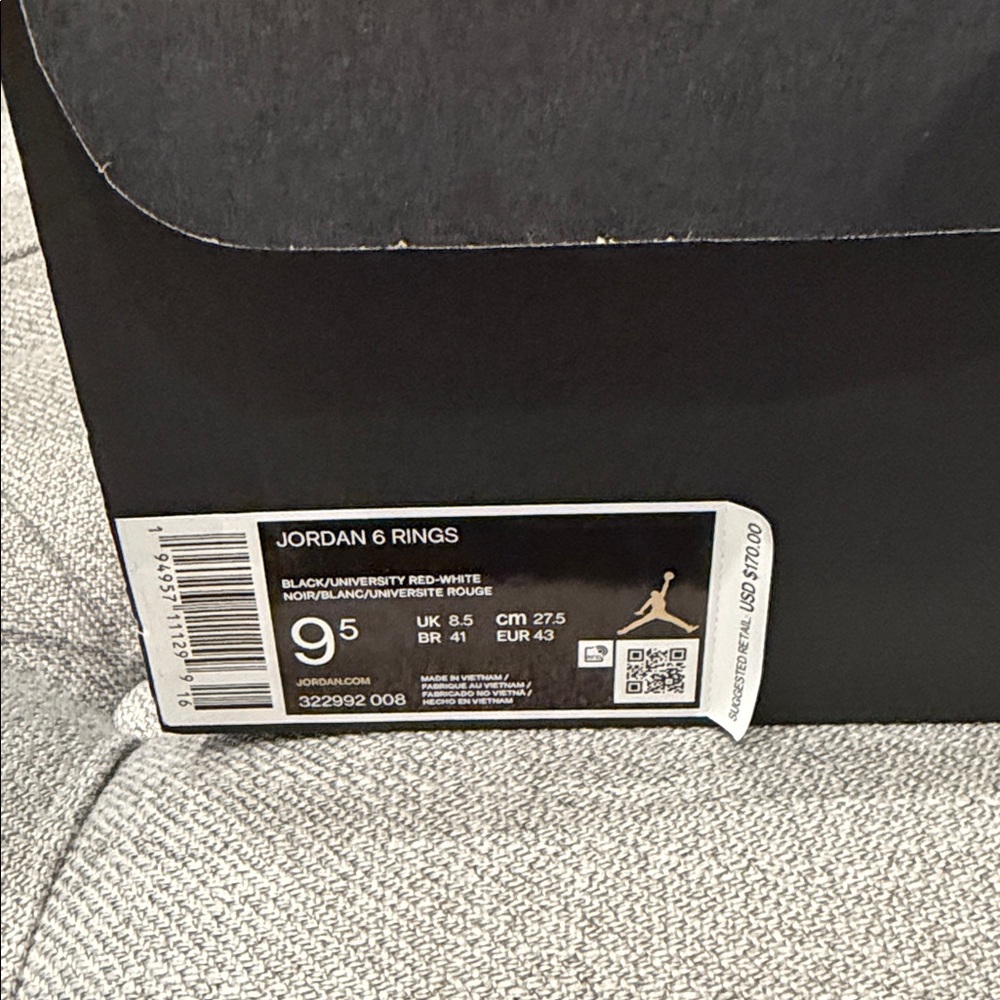 Jordan 6 Rings - Picture 2 of 8